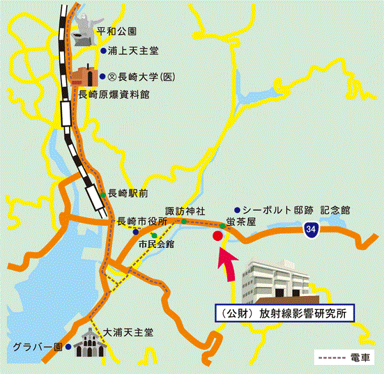 長崎アクセスマップ