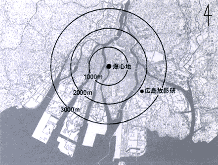 広島の爆心地図