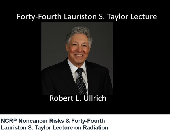 Dr. Robert L. Ullrich presents lecture as recipient of 44<sup>th</sup> Lauriston S. Taylor Award